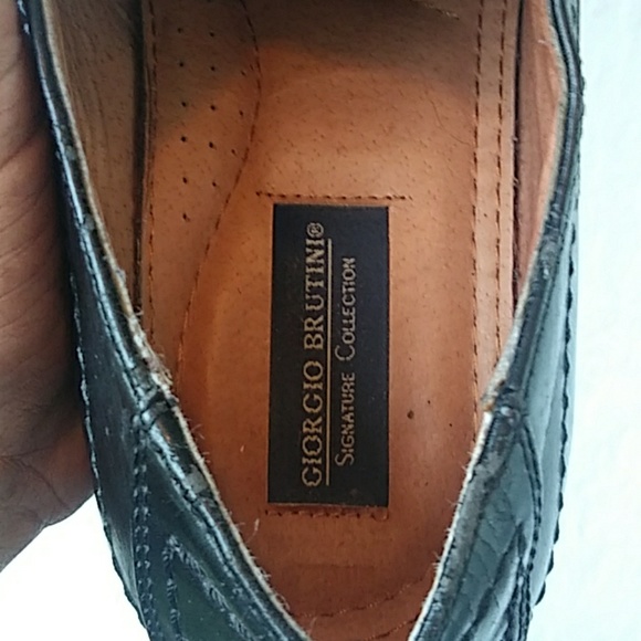 GIORGIO BRUTINI VINTAGE LEATHER SLIP ON main image 5